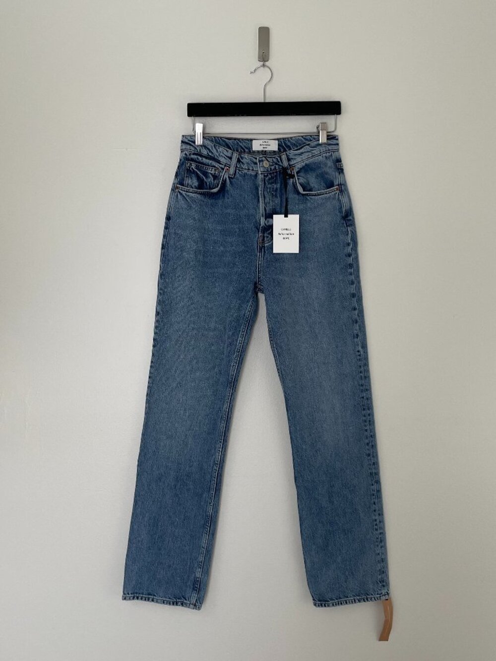 Reformation x Camille Rowe Mid Rise Straight Leg Jeans Size 28